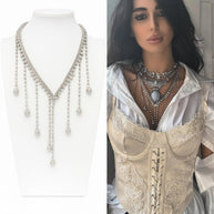 COLLANA LACRIME D'ARGENTO