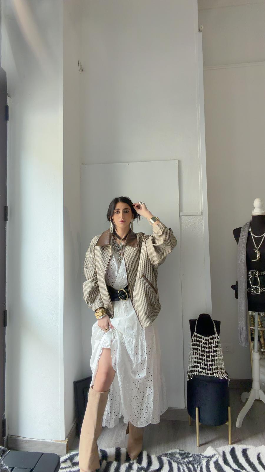 ABITO WHITE SILK
