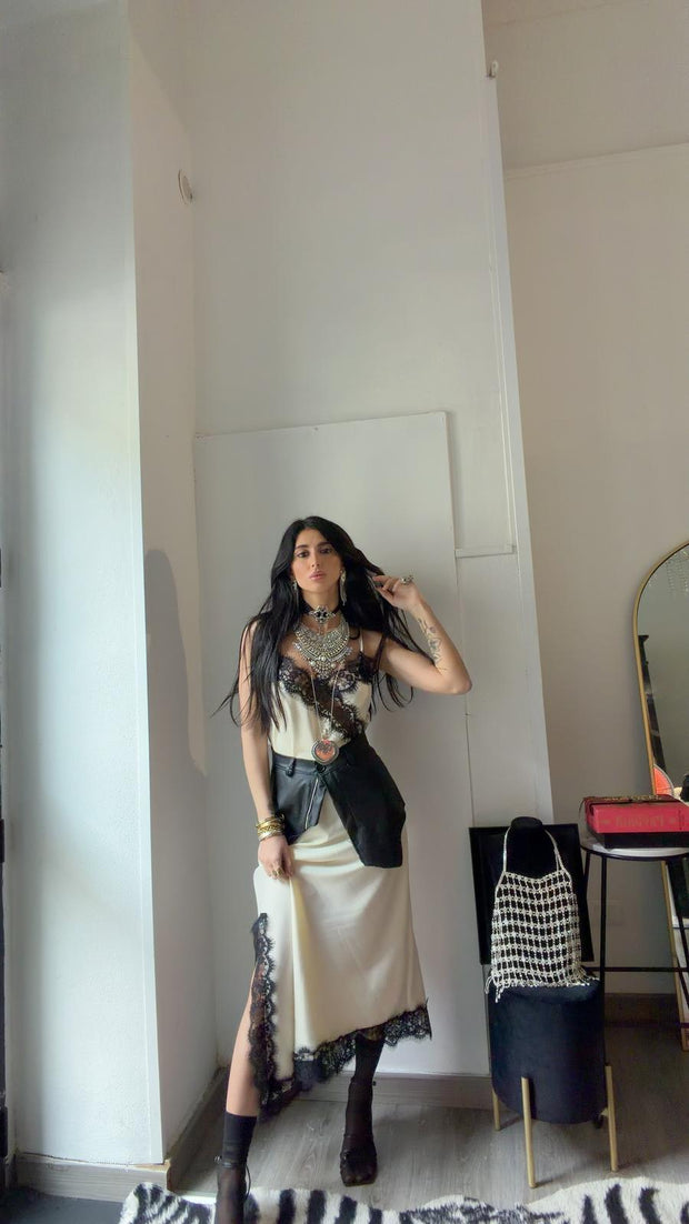 MINI BELT SKIRT IN ECOPELLE