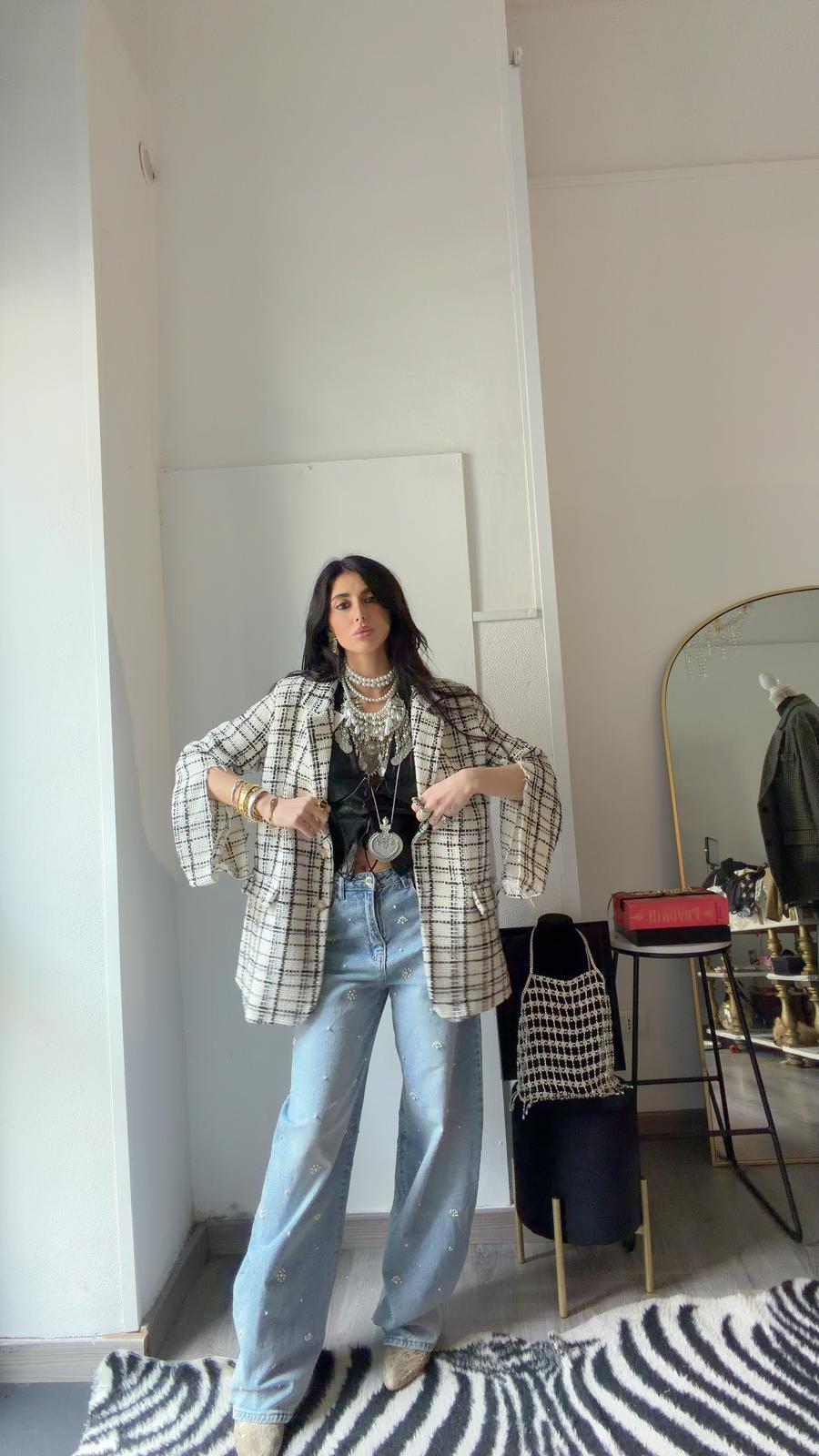 BLAZER REWORKED TWEED