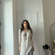 MAGLIA BEIGE FLOW