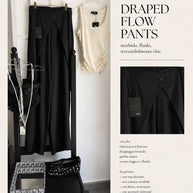 PANTALONI DRAPED FLOW