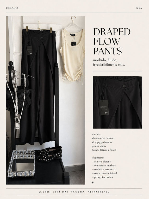 PANTALONI DRAPED FLOW